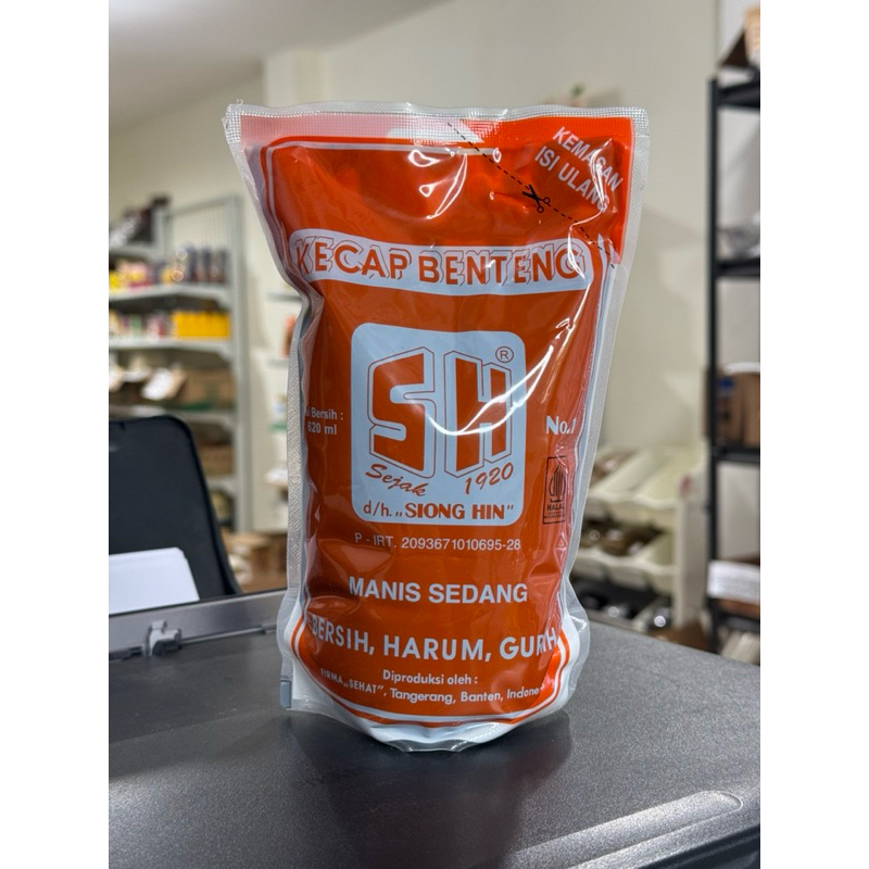 

SH Kecap Benteng manis sedang pouch kemasan isi ulang 620ml