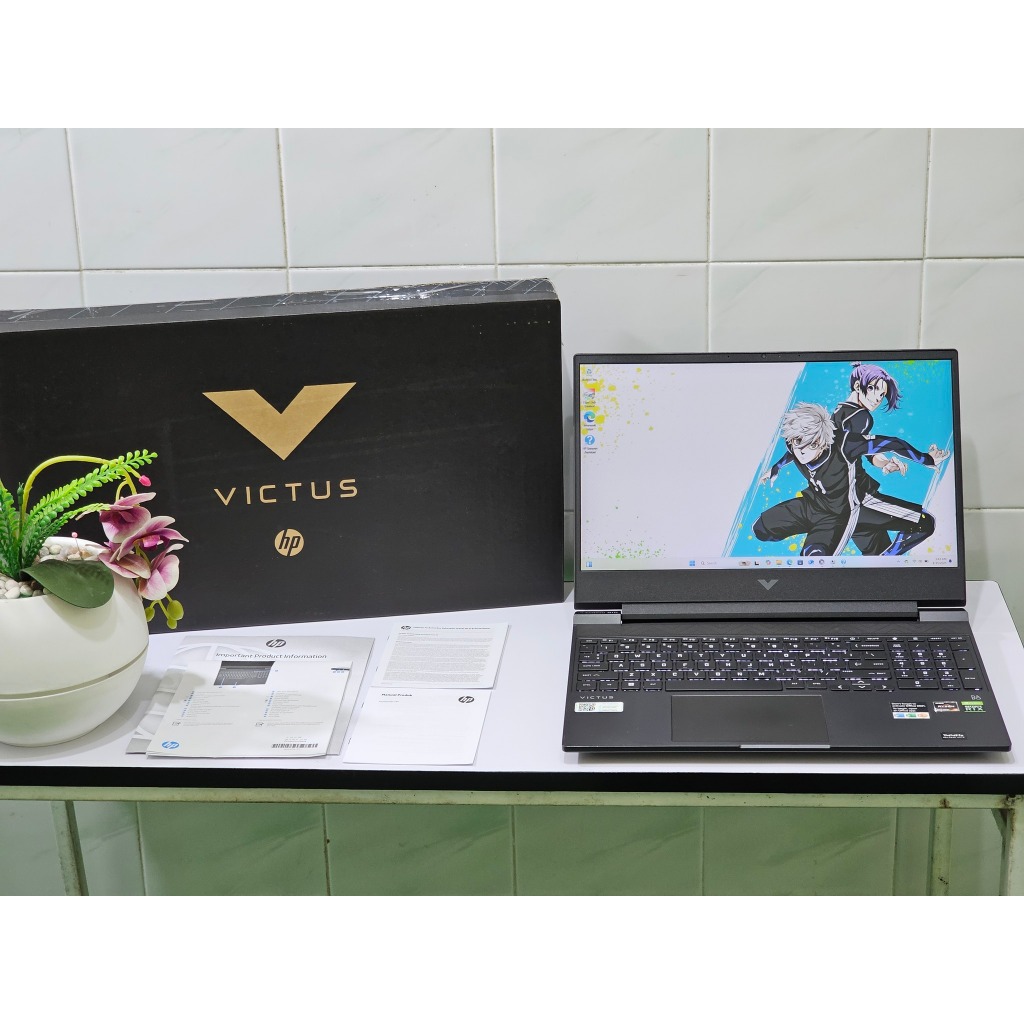 HP Victus Gaming 15 amd Ryzen 5 5000 Sereis Ram 16 GB Nvidia RTX 3050 144 Hz Super gaming dan editin