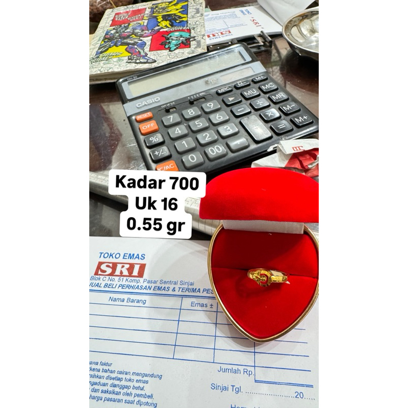 emas kadar 700% asli