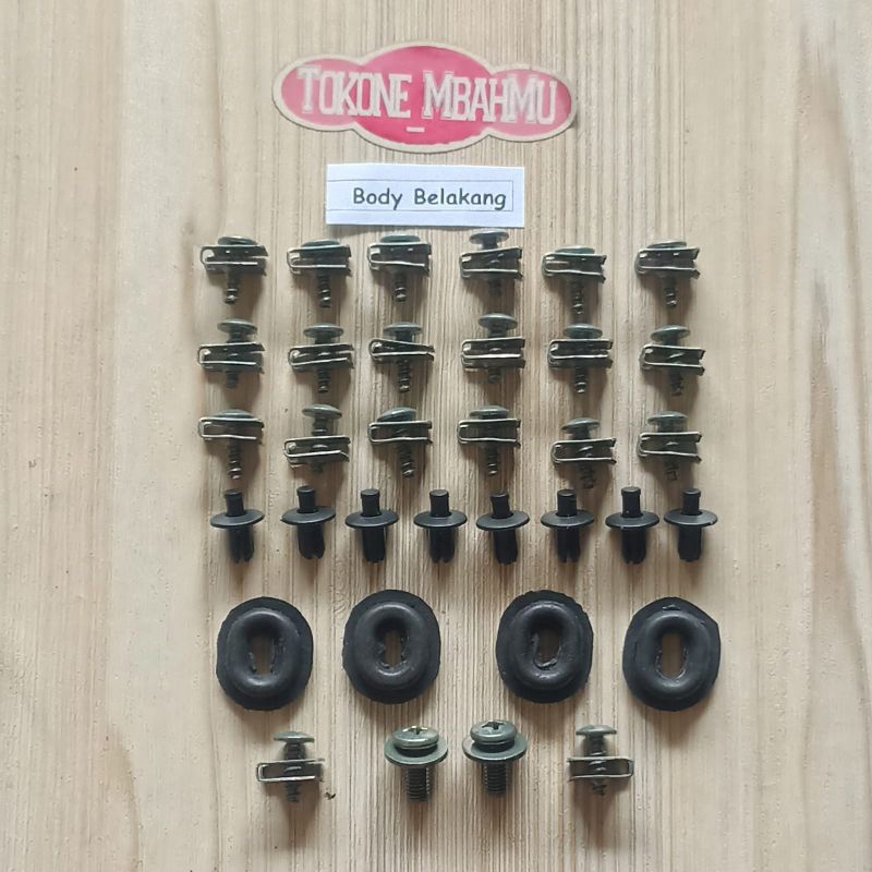 Baut Cover Body Bodi Body Belakang Yamaha All New NMAX 155 VVA Blue Core