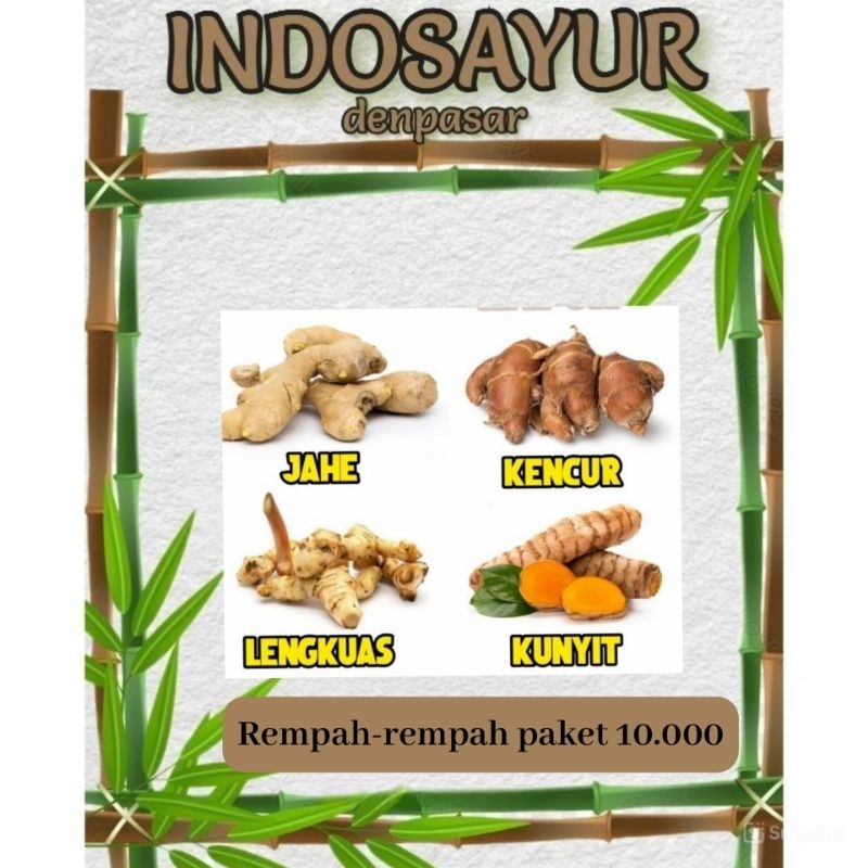 

Empon - empon paket 10.000 _ INDOSAYUR