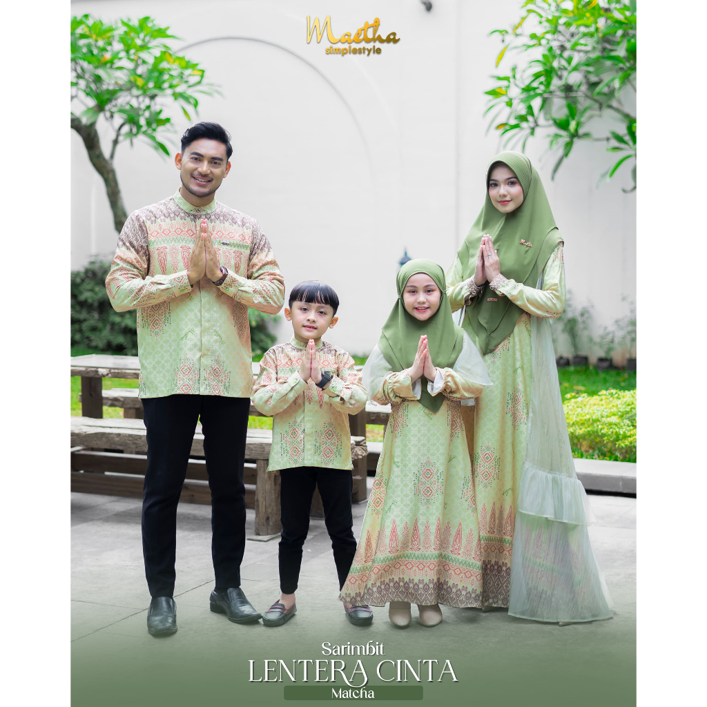 Maetha - Sarimbit Keluarga Family Set Couple Matcha Lentera Cinta Series
