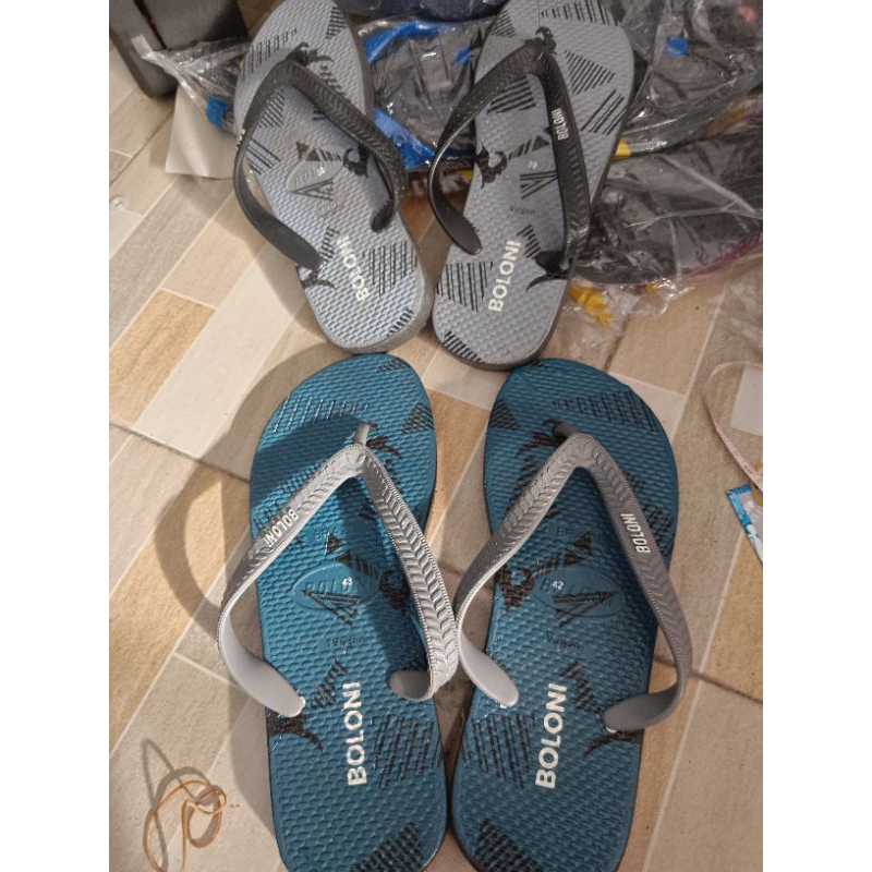 sp039 - boloni virgon sendal jepit pria dewasa l sandal karet pria boloni