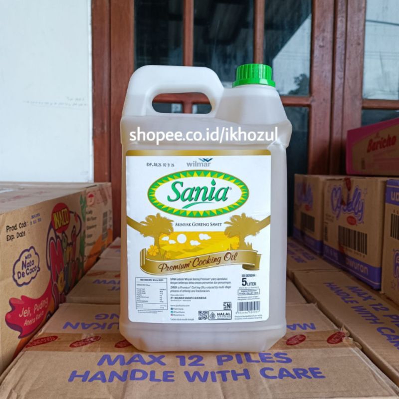 

Minyak Goreng Sania 5L = Free Kardus
