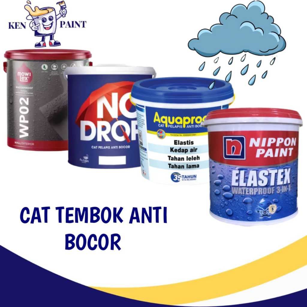 Cat Tembok Anti Bocor / Cat Tembok Waterproofing / Aquaproof / 20 kg