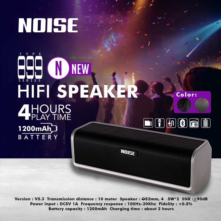 NOISE Speaker 899 N Bluetooth Wireless - Speaker Bluetooth