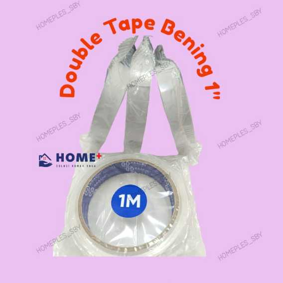 

Isolasi Double Tape Bening Harachi 1" - Isolasi Harachi Grip Tape 1 Meter