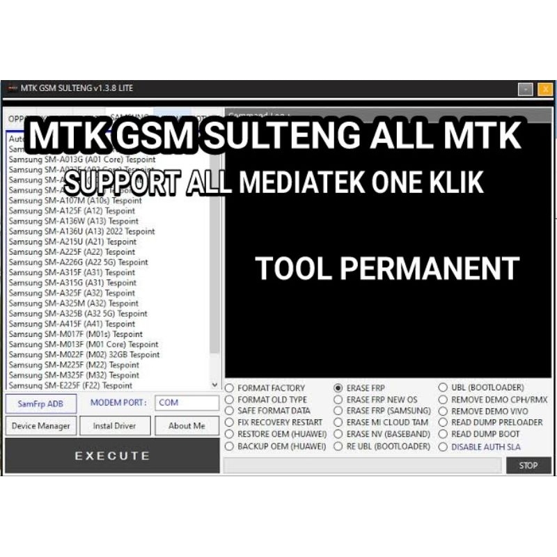 MTK GSM Tool Frp Pola Mediatek Permanent