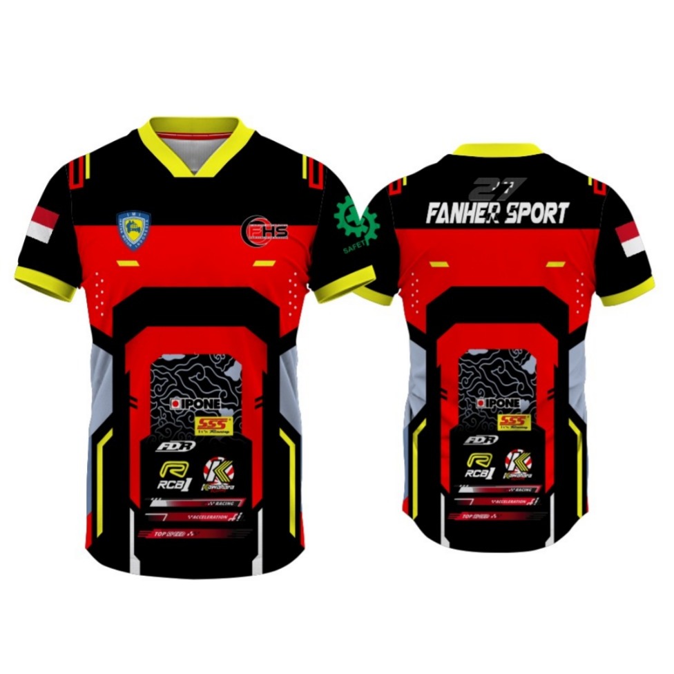 Kaos Baju Jersey Team Motor Racing Otomotif Balap Pria Wanita // Kaos Racing Motor // Baju pria Raci