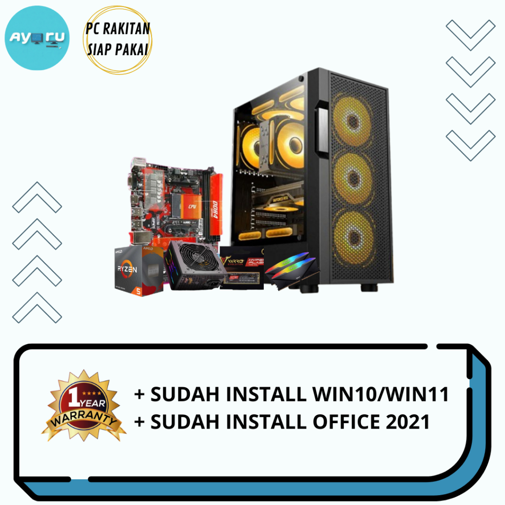 PAKET PC RAKITAN AMD RYZEN5 4600G