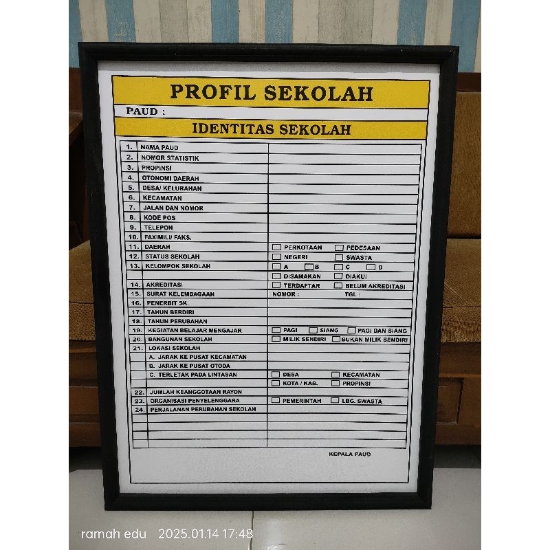 

Papan Data Profil Sekolah