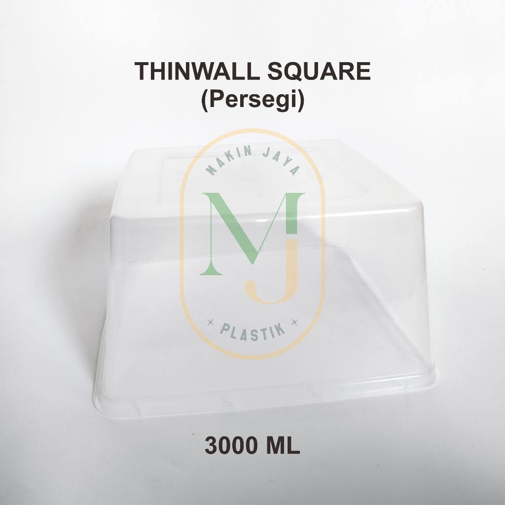 [ECER] Thinwall Square 3000ml Victory / Thinwall Thinwall Square Kotak 3000ml