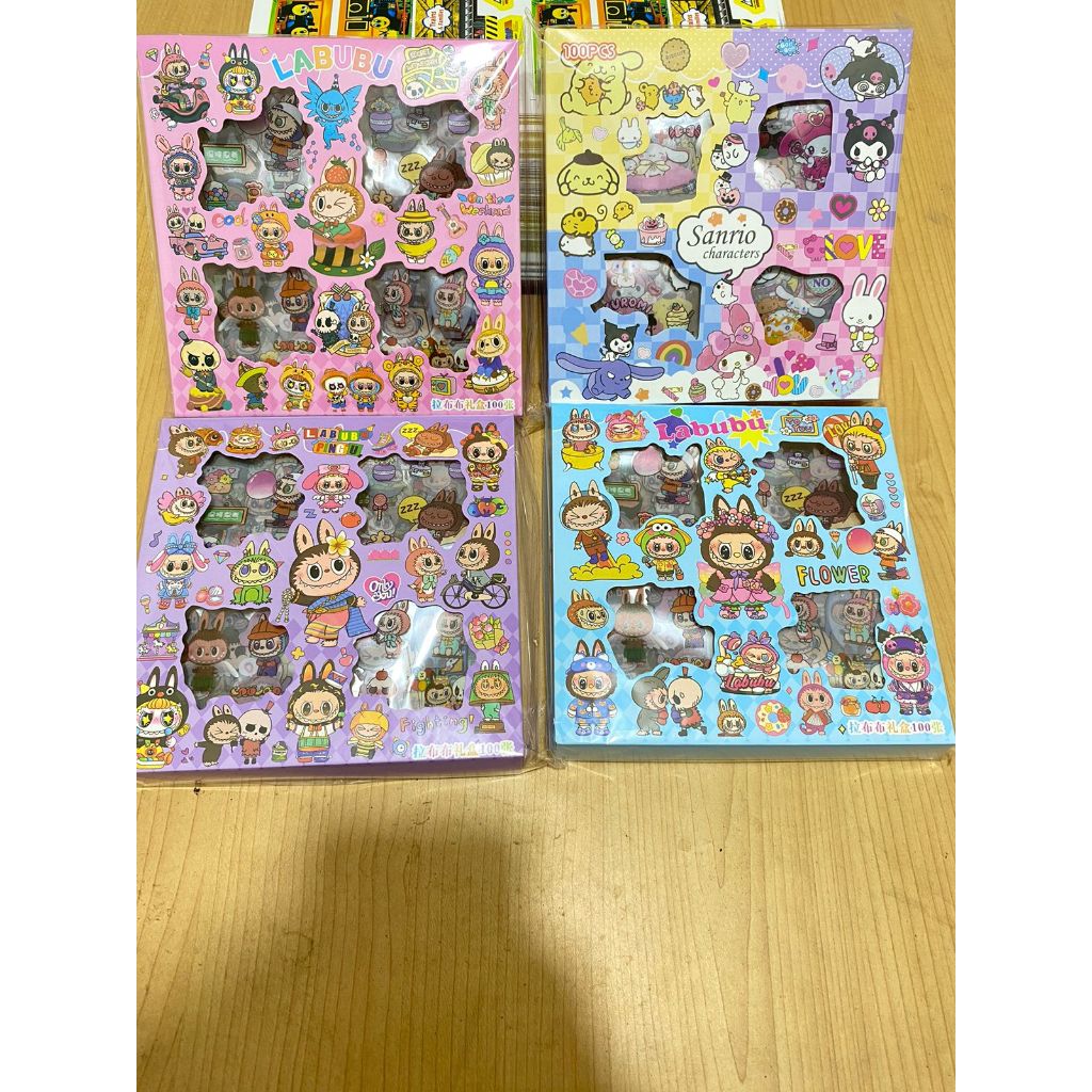 

Stiker SANRIO lABUBU MOMO isi 100 Lembar karakter kartun KUROMI MELODY STIKER ANAK PEREMPUAN SCRAPBOOK DIY