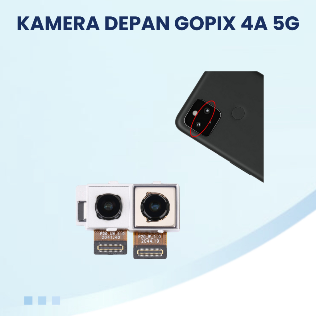 SPAREPART KAMERA DEPAN GOPIX GOOGLE PIXEL 4A 5G