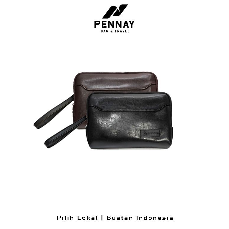 Siap Kirim Pennay Man  Battler Handbag Tas Tangan Pria Wanita Tas Clutch Kulit