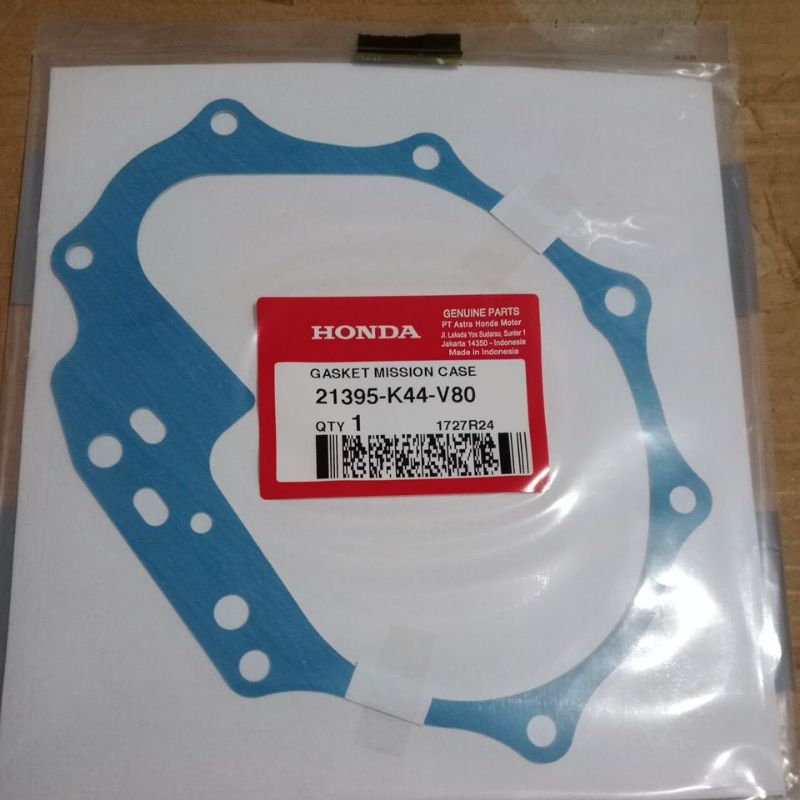 AHM 21395-K44-V80 Gasket Paking Gearbox Rasio gardan beatFi/eSP, ScoopyFi/eSP, Vario110Fi/eSP, Spacy