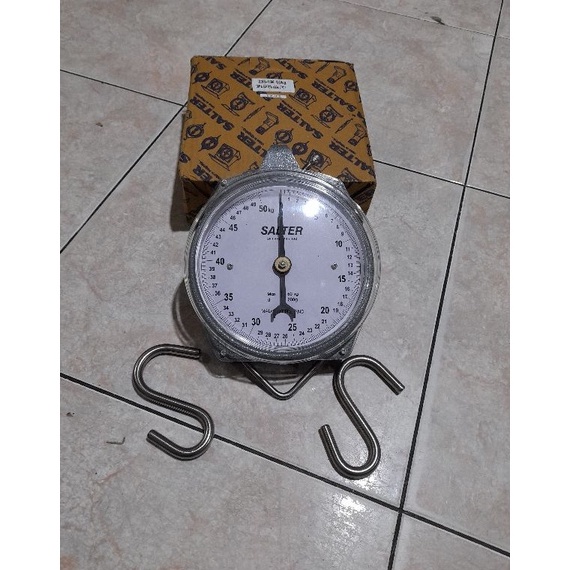 Tren Kekinian Timbangan Gantung Salter 5 kg  Timbangan Salter 5kg model gantung jarum