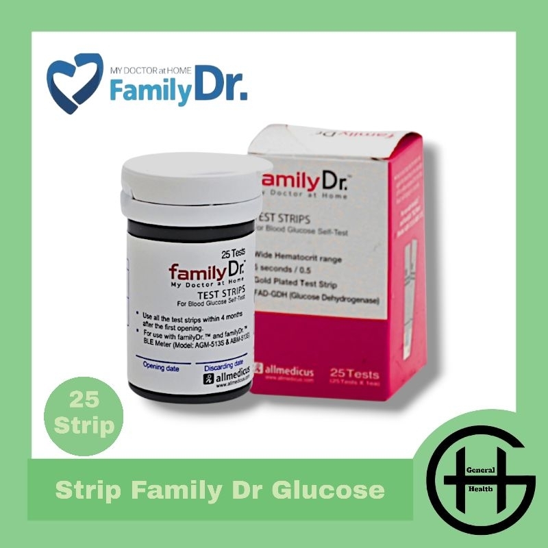 Strip Family Dr Gula  Refill Family Dr Glucose  Family Dr Gula