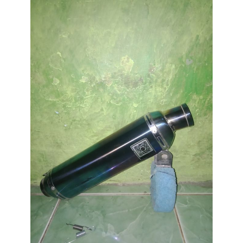 Silincer LoneRider type Cleo 30cm Bluemoon Breket pake WRX ori