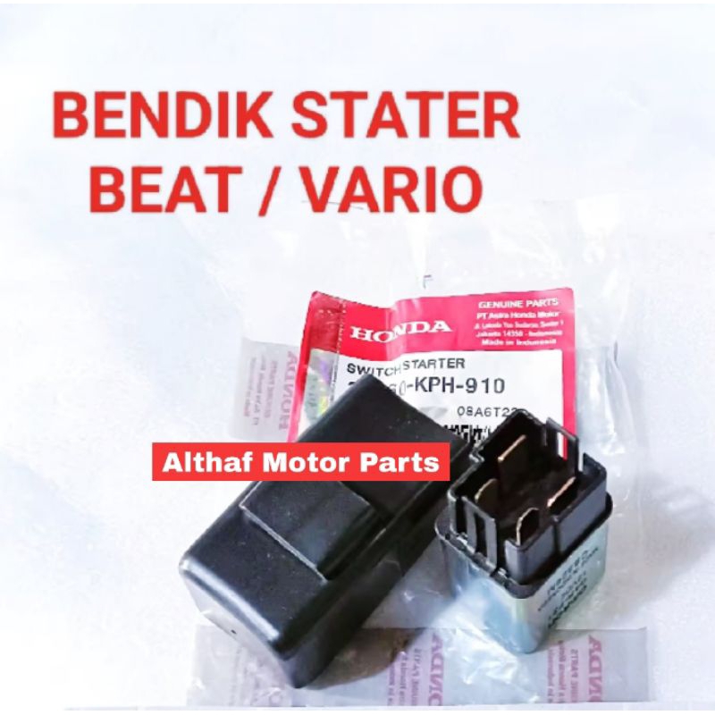 BENDIK RELAY STATER BEAT LAMA KARBU SPACY SCOPY VARIO LAMA VARIO 110 CBS HIGH QUALITY