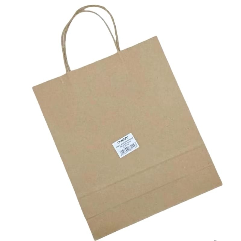 

Paper Bag Polos Murah Ukuran 24x8x20Cm (1 pcs) Paper Bag Coklat | Tas Kertas Kantong Suvenir | Kantong Hadiah | Paper Bag Kertas | Kantong Kertas | Paper Bag Kraft Polos Okey