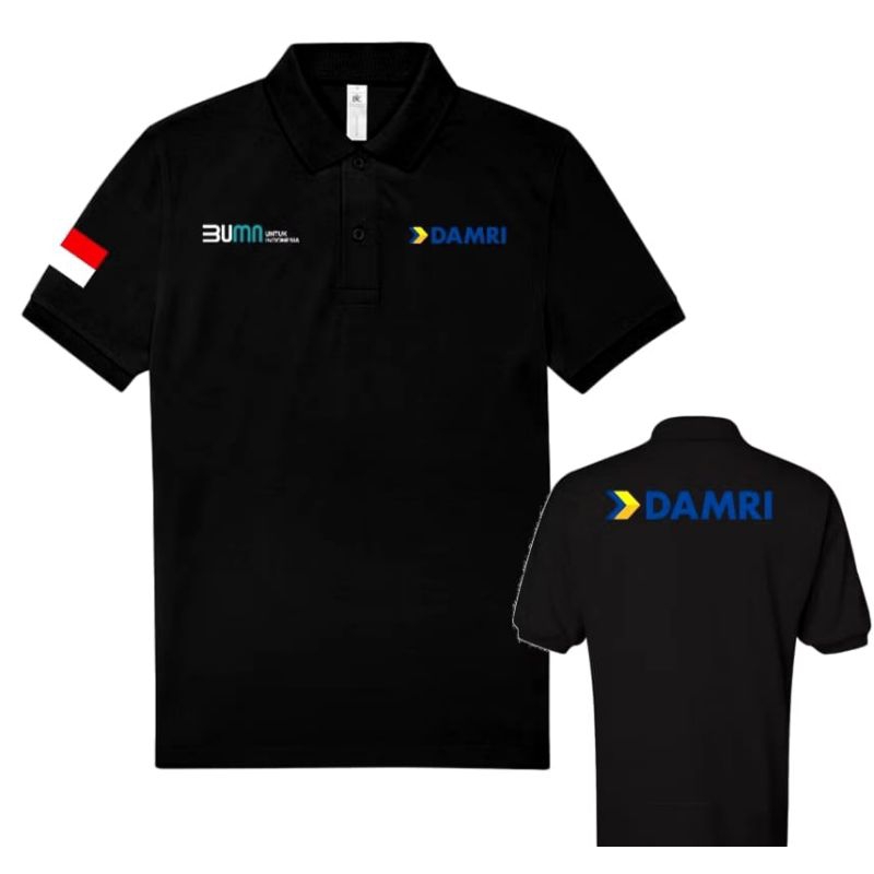 kaos BUMN damri seragam BUMN damri lakos katun BUMN damri polo shirt BUMN damri lakis katun BUMN dam