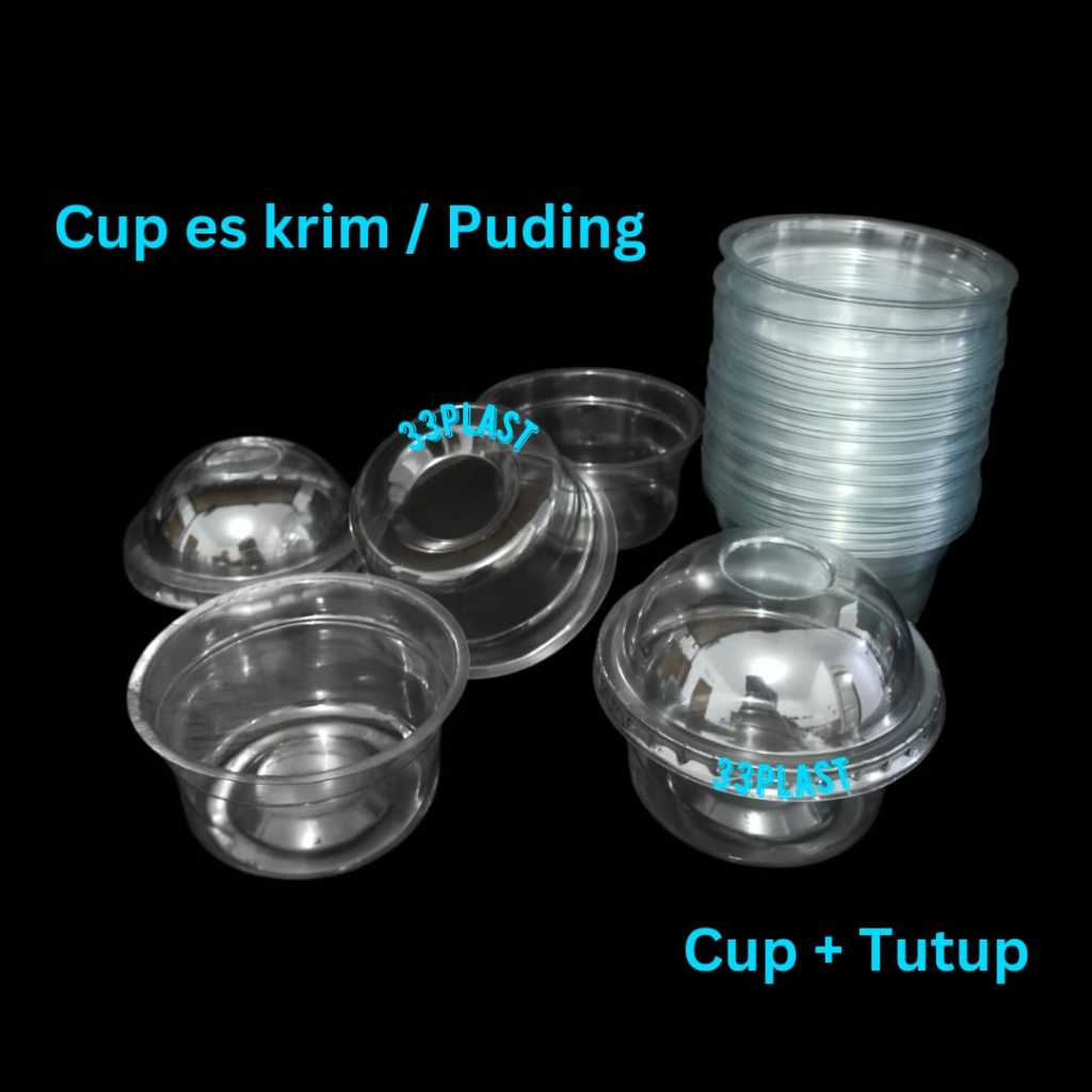 Mika Es Krim Mika Puding (50PCS) Cup Jelly Ball