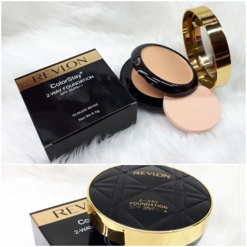 bedak Revlon basah+kering