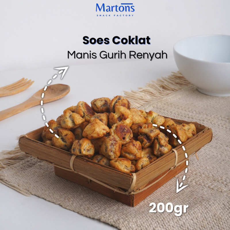 

Soes Coklat Lumer 200gr Martons Snack