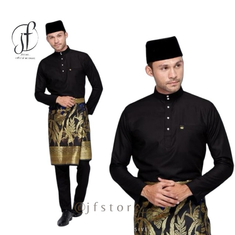 ONE SET baju kokoh kurung melayu teluk belanga pria bahan katun toyobo premium