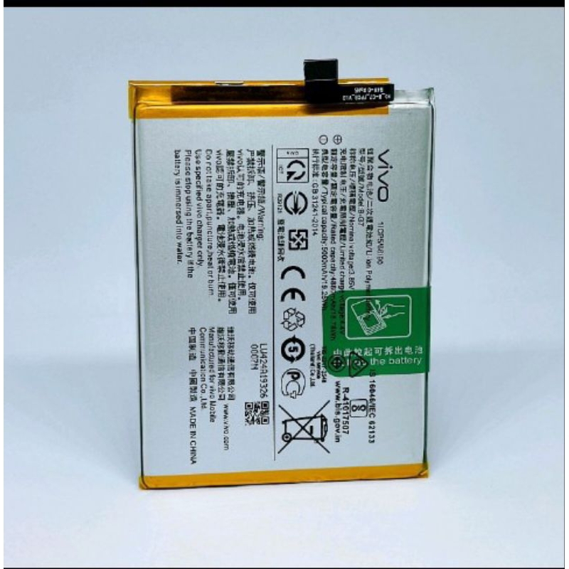 BATERAI BATRE HP VIVO Y12 VIVO Y12I VIVO Y17 VIVO Y15 2019 ORIGINAL