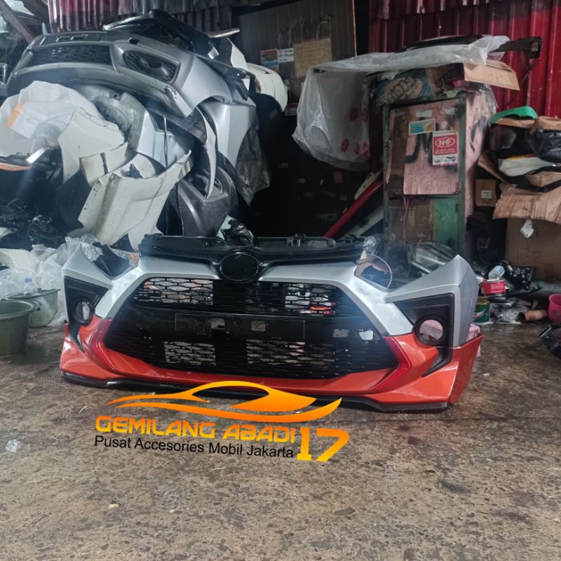 bumper bemper set agya GR 2021 set kmplit depan