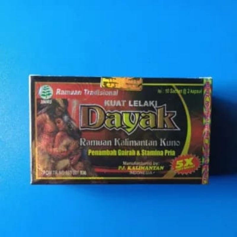 OBAT KUAT LELAKI DAYAK Kalimantan isi 10 sachet original pabrik
