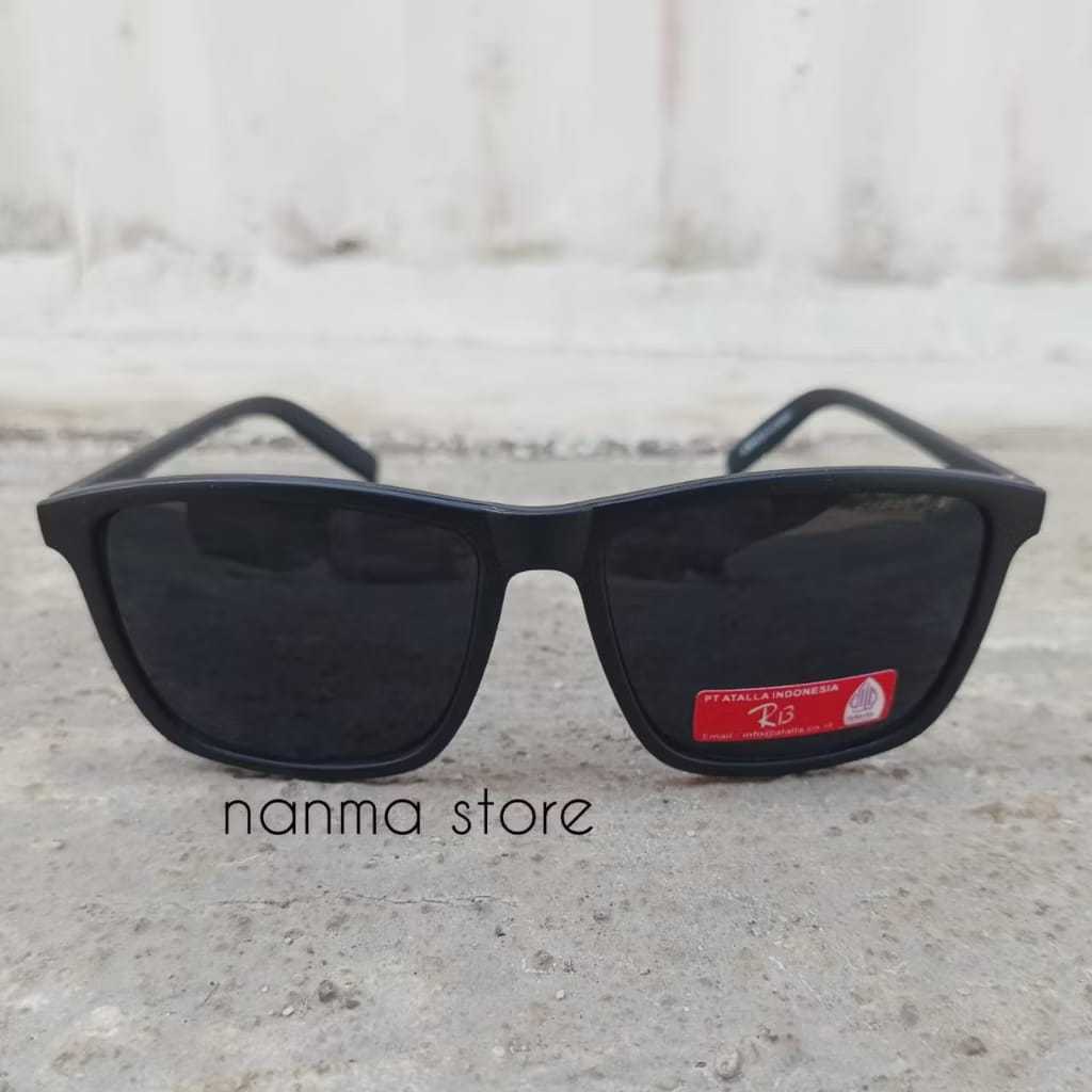 Kacamata hitam gaya model kotak anti uv anti silau  terlaris