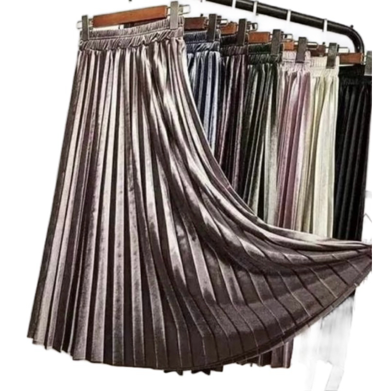 rok bludru anak rok bludru plisket rok bludru anak perempuan