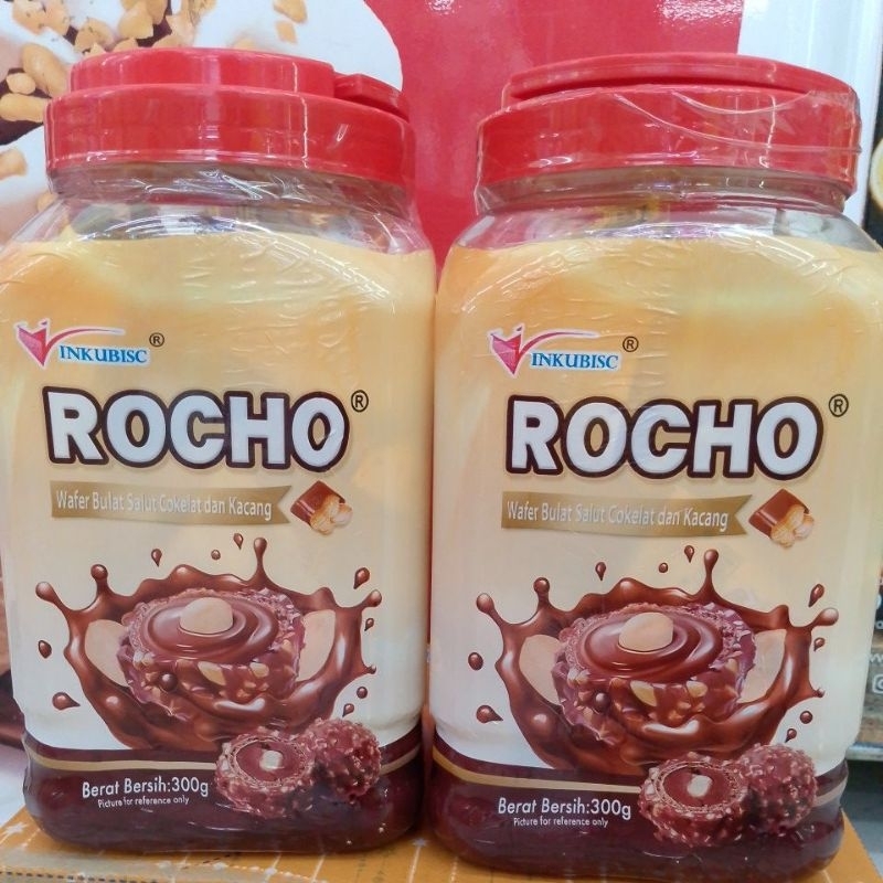 

ROCHO WAFER BULAT SALUT COKLAT 300GR