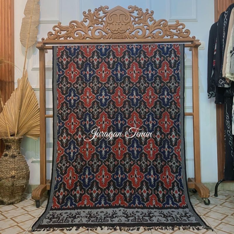 Kain Tenun Blanket Motif Sumba Asli