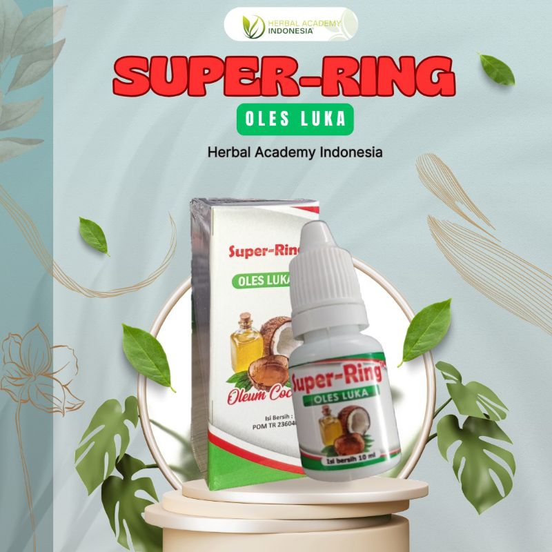 OBAT TETES / OLES LUKA DAN MINYAK KHITAN/ SUNAT SUPER RING 10 ML - Membantu pemulihan luka pasca khi