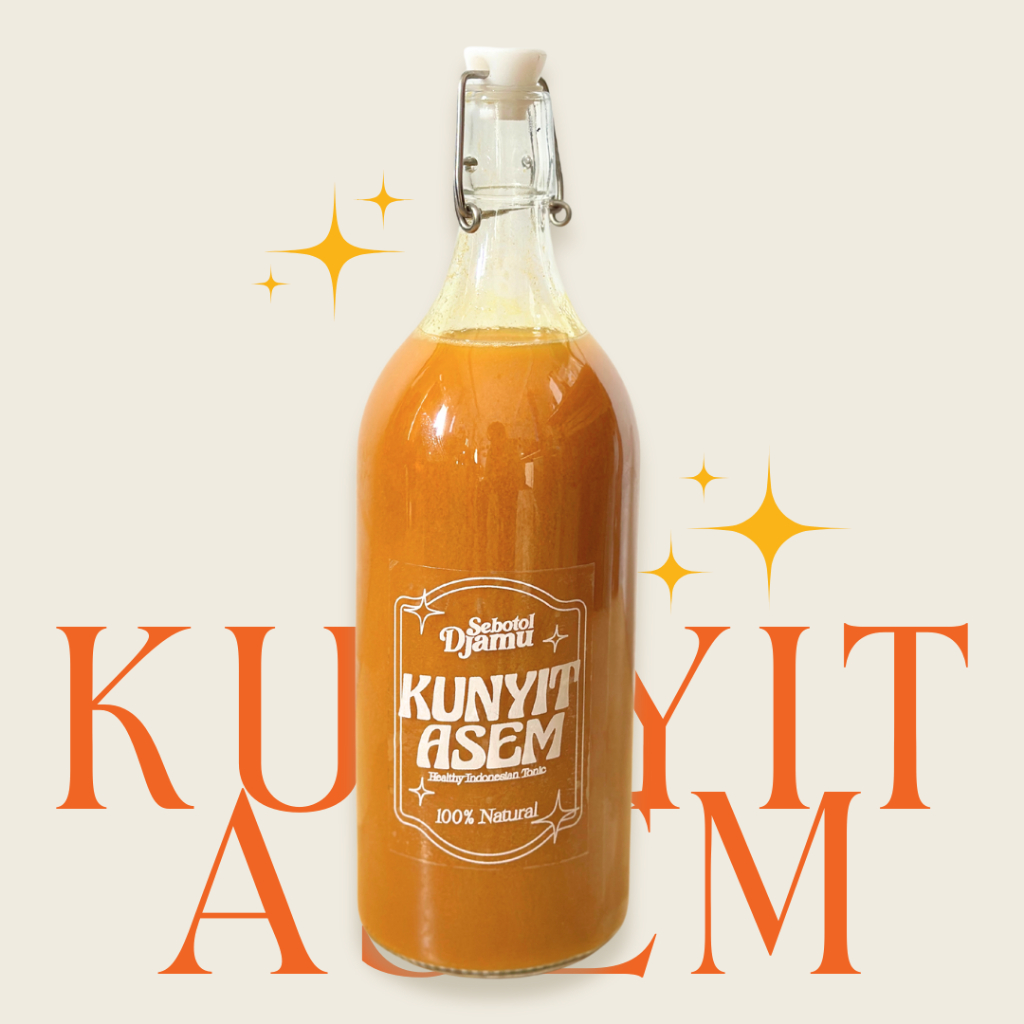 

Jamu Kunyit Asem / Kunyit Asam Sebotol Djamu 1000ml 1L 1 Liter