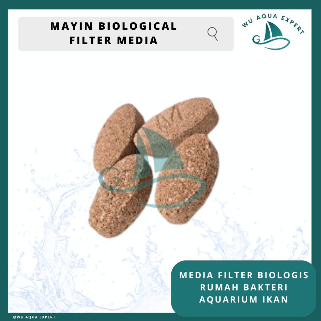 1kg 1 kg Mayin Biological Filter Media Mayin Rugby Batu Mayin Satuan Eceran Rumah Bakteri MAYIN RUGB