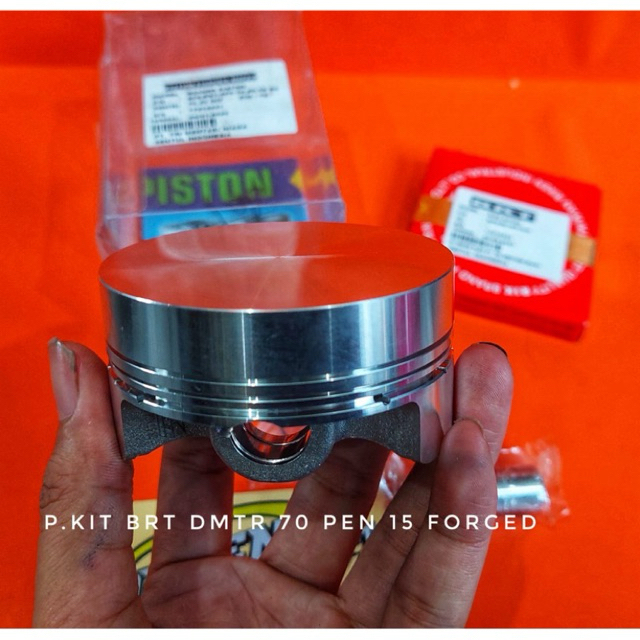 PISTON KIT SUPER FORGET BRT 70 PIN 15   -   BRC OLSHOP