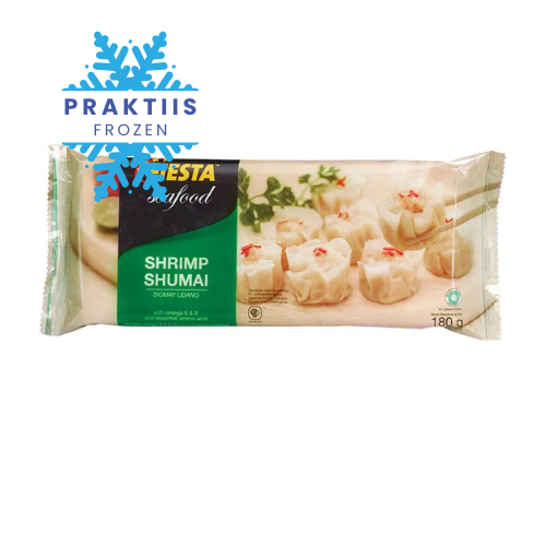 

SIOMAY UDANG FIESTA SEAFOOD 180GR SHRIMP SHUMAI DIMSUM ISI 10