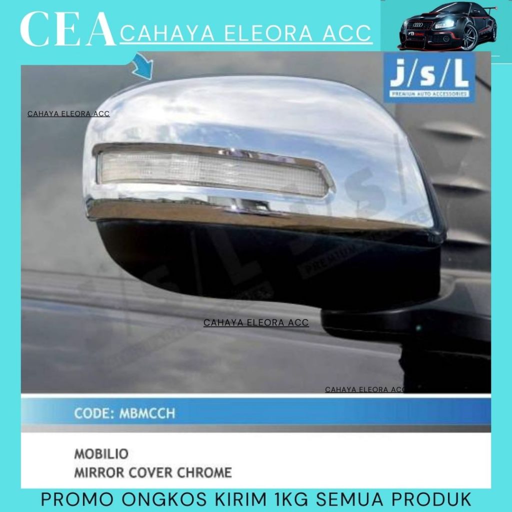 MOBILIO MIRROR COVER CHROME COVER SPION MOBILIO CHROME - COVER SPION CHROME MOBILIO -VARIASI MOBILIO