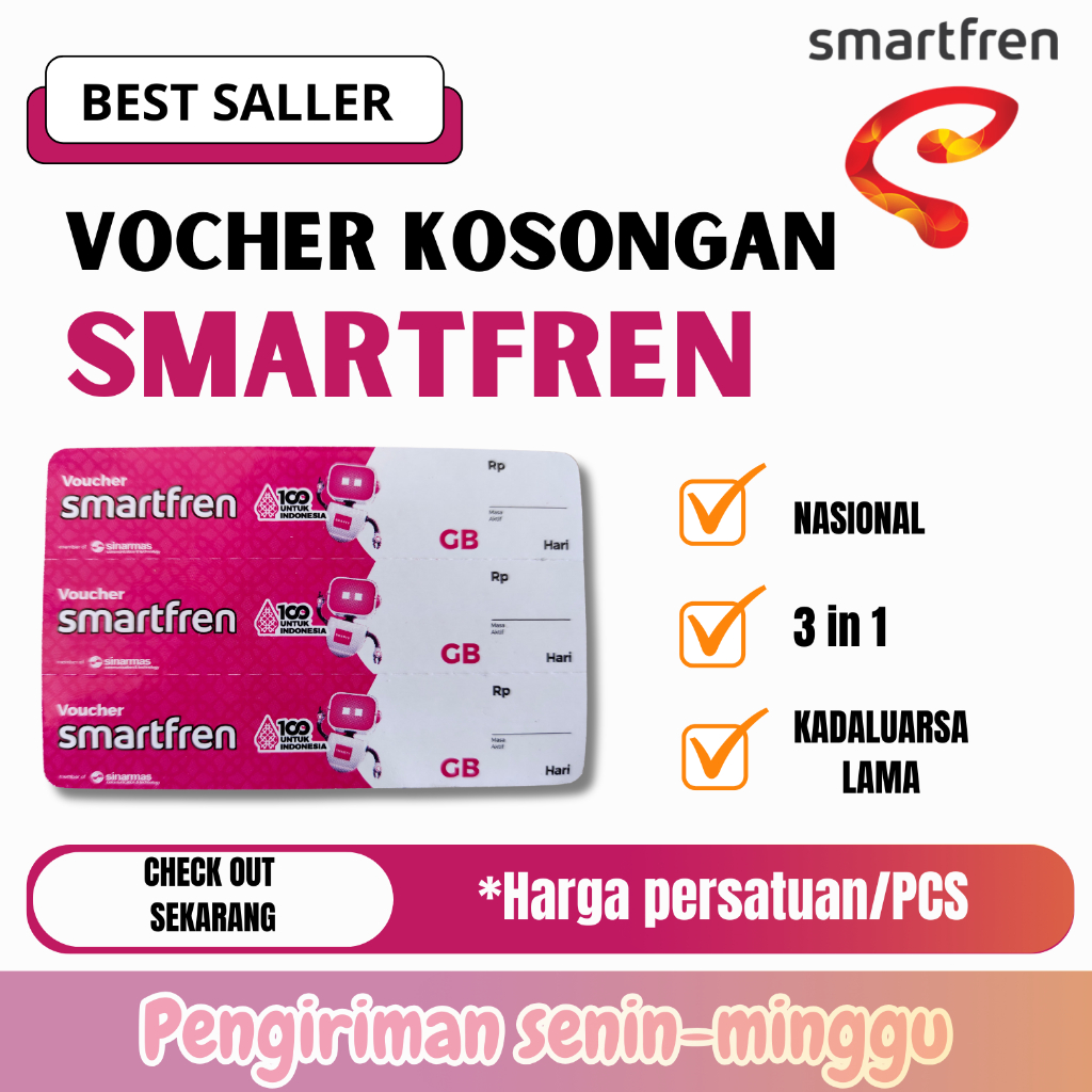 VOUCHER KOSONG SMARTFREN VOUCHER ZERO SMARTFREN