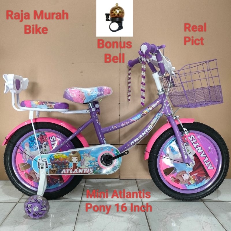Sepeda Anak Mini Atlantis Pony 16 Inch Sepeda Anak Perempuan Mini Atlantis Pony Mini 16 Inch Atlanti