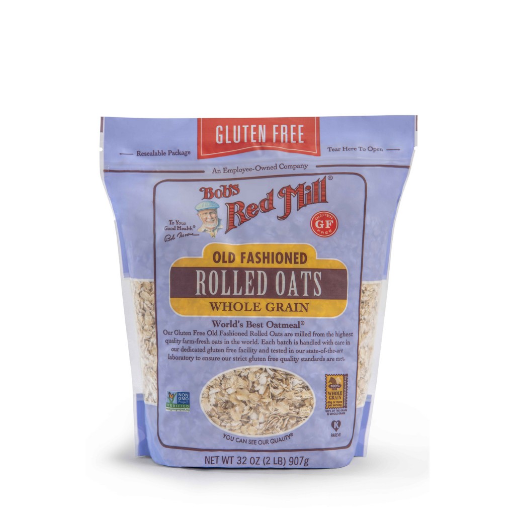 

Bob's Red Mill Gluten Free Old Fashioned Rolled Oats Whole Grain 907 gr