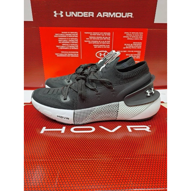 under armour hovr phantom 3 black white ready 40-44