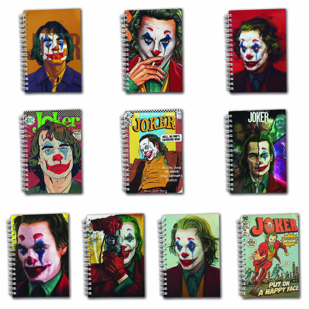 

Note Book Spiral Large (10 cm X 14 cm) Edisi Joker / Notebook A6 Custom / Seminar Kit Surabaya