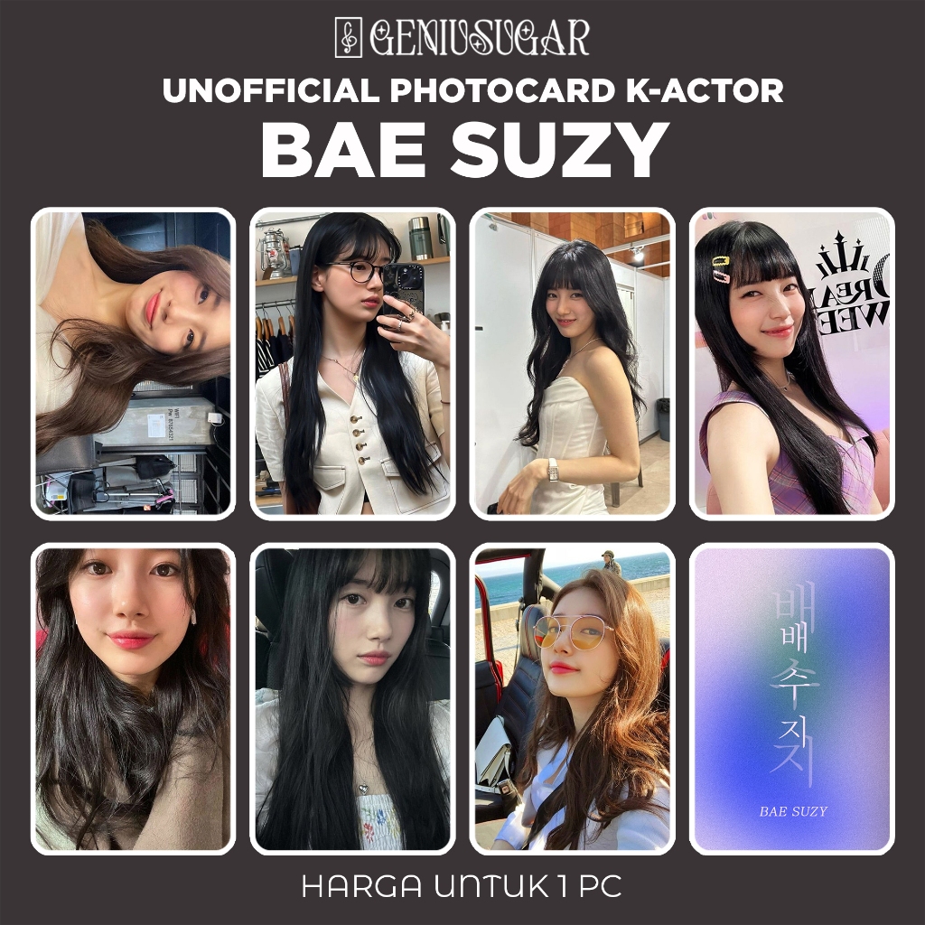 [KOREAN ACTOR] BAE SUZY PHOTOCARD UNOFFICIAL