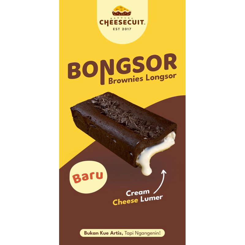 

BANDUNG CHEESECUIT BONGSOR BROWNIES LONGSOR BARU